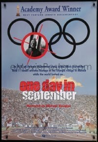 1t184 ONE DAY IN SEPTEMBER Canadian 1sh 2000 the 1972 Munich Olympics terrorist attacks!