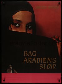 1t355 BAG ARABIENS SLOR Danish 1960s great image of veiled woman with red nails and sexy eyes!
