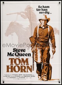 1t404 TOM HORN Danish 1980 see cowboy Steve McQueen in the title role before he sees you!