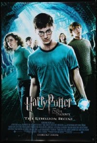 1t416 HARRY POTTER & THE ORDER OF THE PHOENIX advance DS English 1sh 2007 Radcliffe wearing t-shirt!