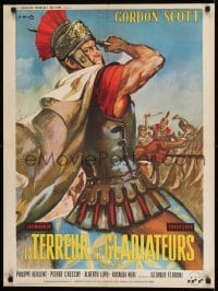 1t489 CORIOLANUS: HERO WITHOUT A COUNTRY French 24x32 1964 Ciriello art of Gordon Scott!