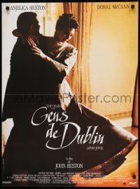 1t490 DEAD French 23x31 1988 John Huston directed, great image of Anjelica Huston dancing!