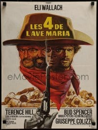 1t523 ACE HIGH French 16x21 R1970s Eli Wallach, Terence Hill, spaghetti western, Mascii art!
