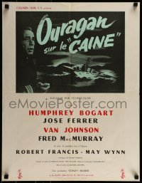 1t525 CAINE MUTINY French 20x26 1954 Humphrey Bogart, Jose Ferrer, Van Johnson & Fred MacMurray!