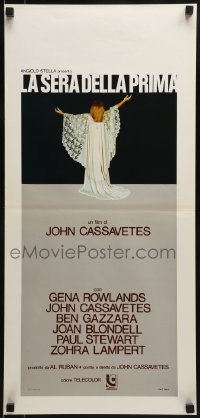 1t272 OPENING NIGHT Italian locandina 1978 directed by John Cassavetes, full-length Gena Rowlands!