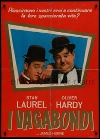 1t284 BOHEMIAN GIRL group of 3 Italian 26x37 pbustas R1969 wacky Stan Laurel & Oliver Hardy!