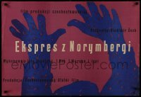 1t586 EXPRESS FROM NUREMBERG Polish 23x34 1954 Vladimir Cech's Expres z Norimberka, Tadeusz Babicz