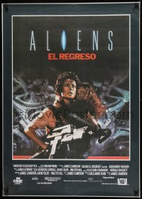 1t124 ALIENS Spanish 1986 there are some places in the universe you don't go alone!