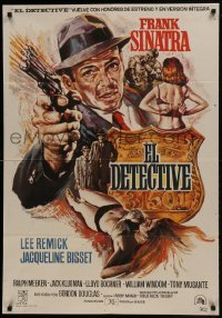 1t136 DETECTIVE Spanish R1976 Frank Sinatra as gritty New York City cop, an adult look at police!