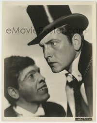 1w164 DR. JEKYLL & MR. HYDE 8x10.25 still 1933 Fredric March in full monster make-up & as himself!