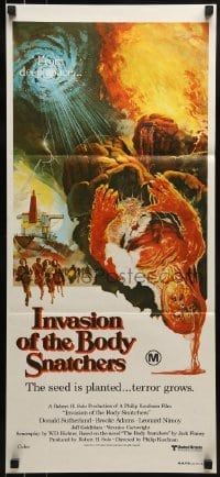 1x115 INVASION OF THE BODY SNATCHERS Aust daybill 1978 Kaufman classic remake of sci-fi thriller!