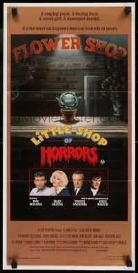 1x121 LITTLE SHOP OF HORRORS Aust daybill 1986 carnivorous plant, Rick Moranis, Steve Martin!
