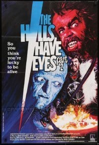1x006 HILLS HAVE EYES 2 English 1sh 1985 Wes Craven horror, Michael Berryman, different!