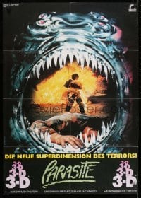 1x022 PARASITE German 1982 Demi Moore, futuristic monster movie in 3-D, artwork by George Morf!