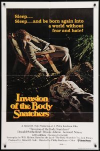 1x379 INVASION OF THE BODY SNATCHERS style B int'l 1sh 1978 Kaufman remake, cool & different!