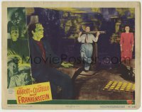 1x177 ABBOTT & COSTELLO MEET FRANKENSTEIN LC #7 1948 great image of Glenn Strange w/ Lou captured!