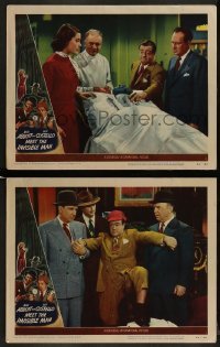 1x168 ABBOTT & COSTELLO MEET THE INVISIBLE MAN 2 LCs 1951 Bud & Lou, Universal horror comedy!