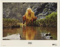 1x196 CLAN OF THE CAVE BEAR LC 1986 sexy Daryl Hannah as cavewoman leader crouching by water!
