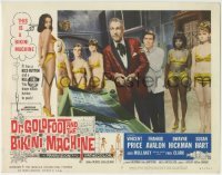1x203 DR. GOLDFOOT & THE BIKINI MACHINE LC #8 1965 Vincent Price in lab surrounded by sexy ladies!