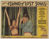 1x239 ISLAND OF LOST SOULS LC 1933 super sexy Panther Woman Kathleen Burke seducing Richard Arlen!