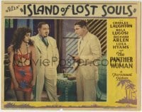 1x240 ISLAND OF LOST SOULS LC 1933 Charles Laughton as Dr. Moreau, Richard Arlen & Kathleen Burke!
