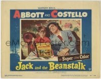 1x241 JACK & THE BEANSTALK LC #2 1952 Lou Costello falls asleep as boy reads a bedtime story!