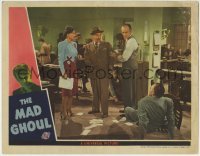 1x249 MAD GHOUL LC 1943 Universal horror, Robert Armstrong laughs at man fallen on the floor!