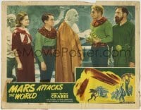1x254 MARS ATTACKS THE WORLD LC #4 R1950 Buster Crabbe as Flash Gordon w/ King of the Clay People!