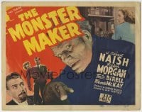 1x260 MONSTER MAKER TC 1944 mad scientist J. Carrol Naish + huge close up of disfigured man!
