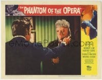 1x268 PHANTOM OF THE OPERA LC #3 1962 c/u of Michael Gough about to take Herbert Lom's mask off!