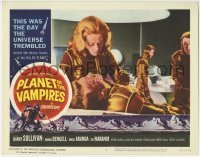 1x271 PLANET OF THE VAMPIRES LC #2 1965 Mario Bava, woman tends to her disfigured companion!