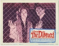 1x289 THESE ARE THE DAMNED LC 1964 Shirley Anne Field & Macdonald Carey behind fence, Joseph Losey!