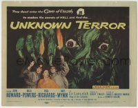 1x299 UNKNOWN TERROR TC 1957 they dared enter the Cave of Death to explore the secrets of HELL!