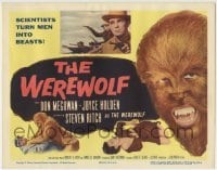 1x301 WEREWOLF TC 1956 best image of wolf-man Steven Ritch, scientists turn men into beasts!