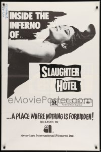 1x314 ASYLUM EROTICA 1sh 1972 La Bestia Uccide Sangue Freddo, Slaughter Hotel, Cold-Blooded Beast!