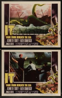 1x161 IT CAME FROM BENEATH THE SEA 7 LCs 1955 Ray Harryhausen, cool special effects monster images!
