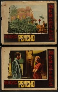 1x154 PSYCHO set of 8 LCs 1960 Alfred Hitchcock, Janet Leigh & Anthony Perkins, many great scenes!