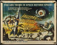 1y048 JOURNEY TO THE SEVENTH PLANET 1/2sh 1961 they have terryfing powers of mind over matter!