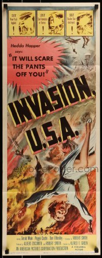 1y072 INVASION U.S.A. insert 1952 New York topples, San Francisco in flames, Boulder Dam destroyed!
