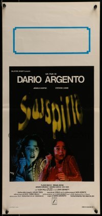 1y161 SUSPIRIA Italian locandina 1977 classic Dario Argento horror, different yellow title style!