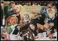 1y199 20TH CENTURY FOX HAMMER HORROR FILMS Japanese 12x17 press sheet 1966 Hammer horror and more!