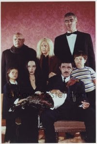 1y319 ADDAMS FAMILY color 10x15 RE-STRIKE photo 2010s best family portrait with Thanksgiving turkey!