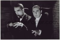 1y359 RAVEN 10x15 RE-STRIKE photo 2010s great c/u of Boris Karloff & Bela Lugosi facing camera!