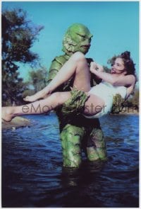 1y330 CREATURE FROM THE BLACK LAGOON color 10x15 RE-STRIKE photo 2010s Gill Man carrying Julie Adams