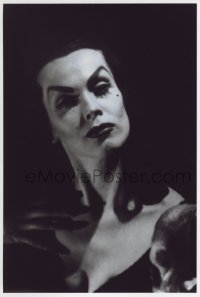 1y353 PLAN 9 FROM OUTER SPACE 10x15 RE-STRIKE photo 2010s super close up of Vampira, Ed Wood!