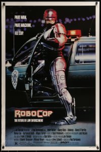 1y128 ROBOCOP 1sh 1987 Paul Verhoeven classic, Peter Weller is part man, part machine, all cop!
