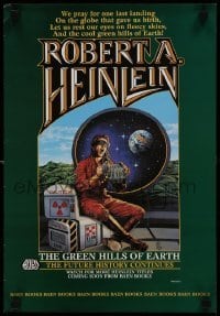 1y006 ROBERT A. HEINLEIN 3 14x20 special posters 1980s book ads for The Green Hills of Earth & more