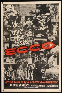 1z233 ECCO 40x60 1965 Mondo di Notte Numero 3, an incredible orgy of sights & sounds!