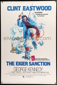 1z234 EIGER SANCTION 40x60 1975 Clint Eastwood's lifeline was held by the assassin he hunted!