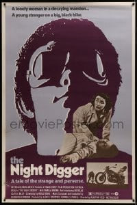1z265 NIGHT DIGGER 40x60 1971 cool image of Nicholas Clay, a strange and perverse tale!